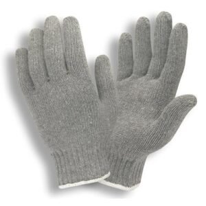 COTTON GLOVES GREY