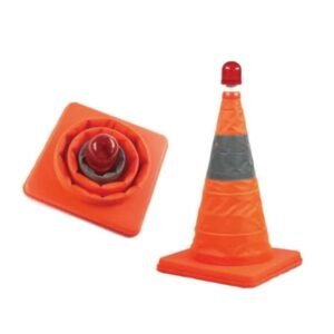 Foldable Traffic Cone with Light 45cm