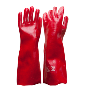RED CHEMICAL GLOVE