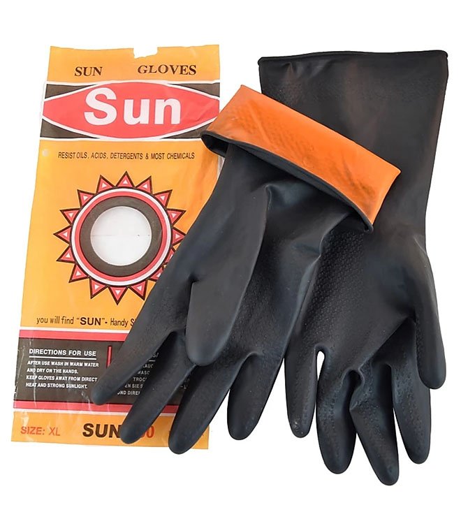 Sun Rubber Gloves