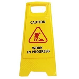 WORK IN PROGRESS SING BOARD